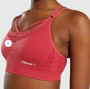 Gymshark Energy+ Seamless Sports Bra Size XS Red